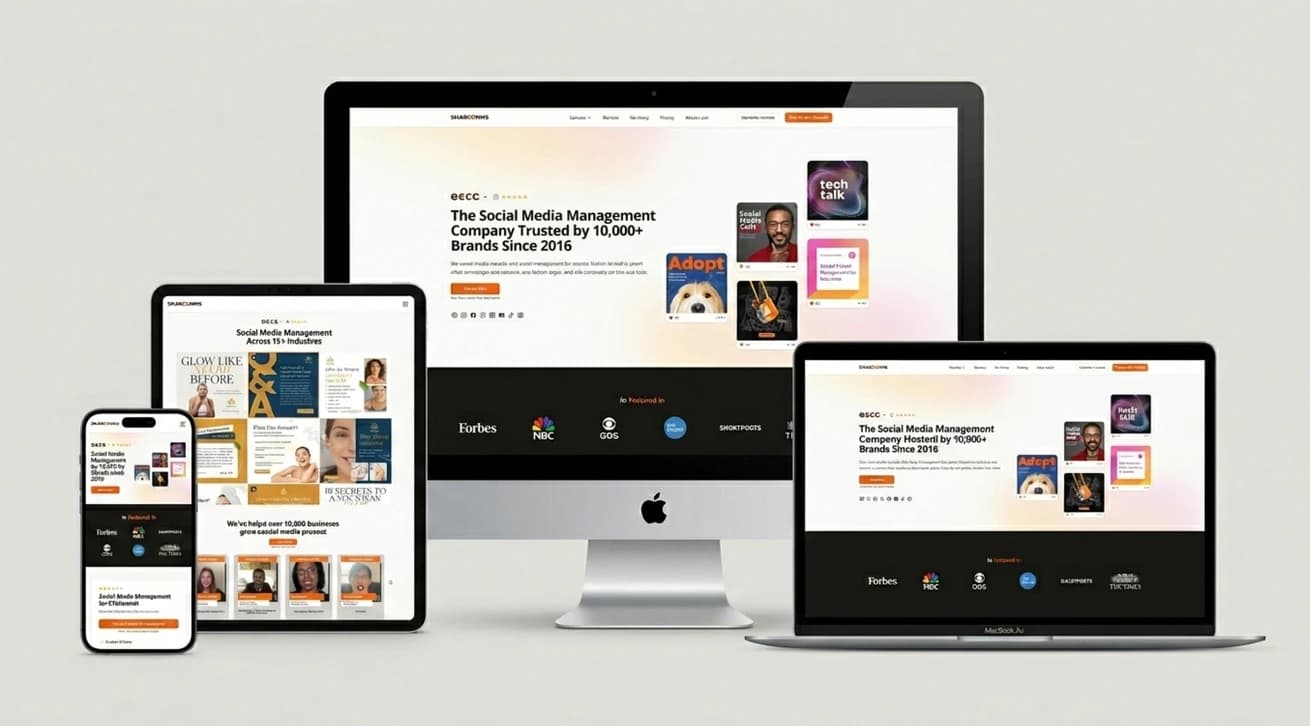 Smarcomms website screenshot