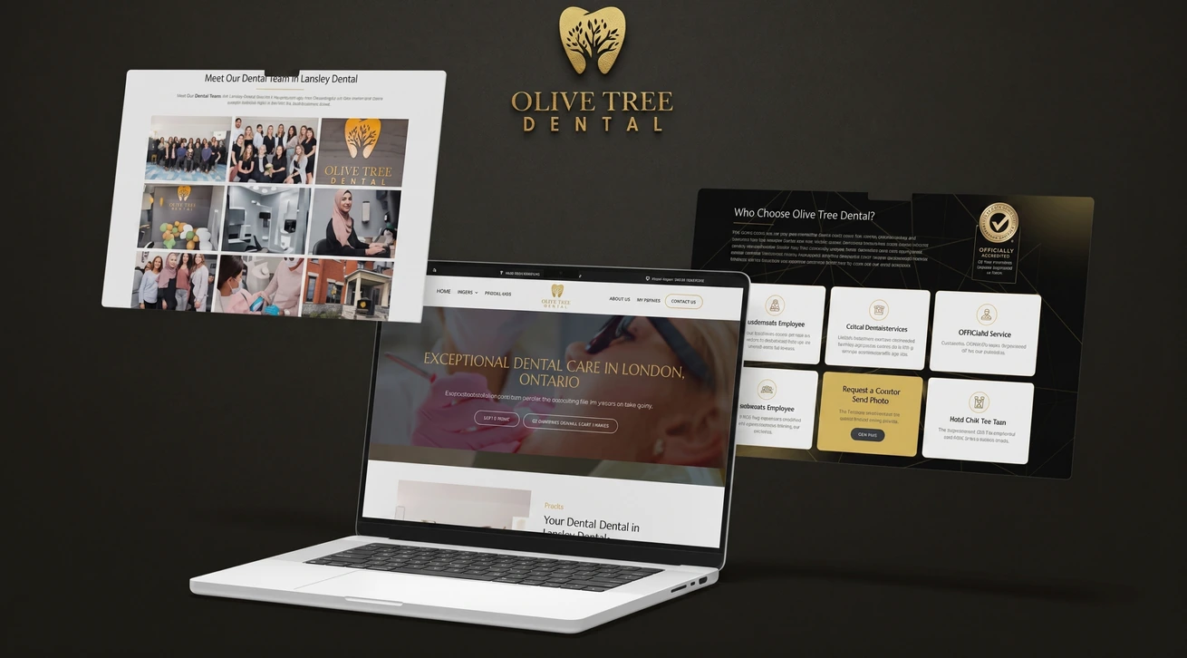 Olive Tree Dental website screenshot