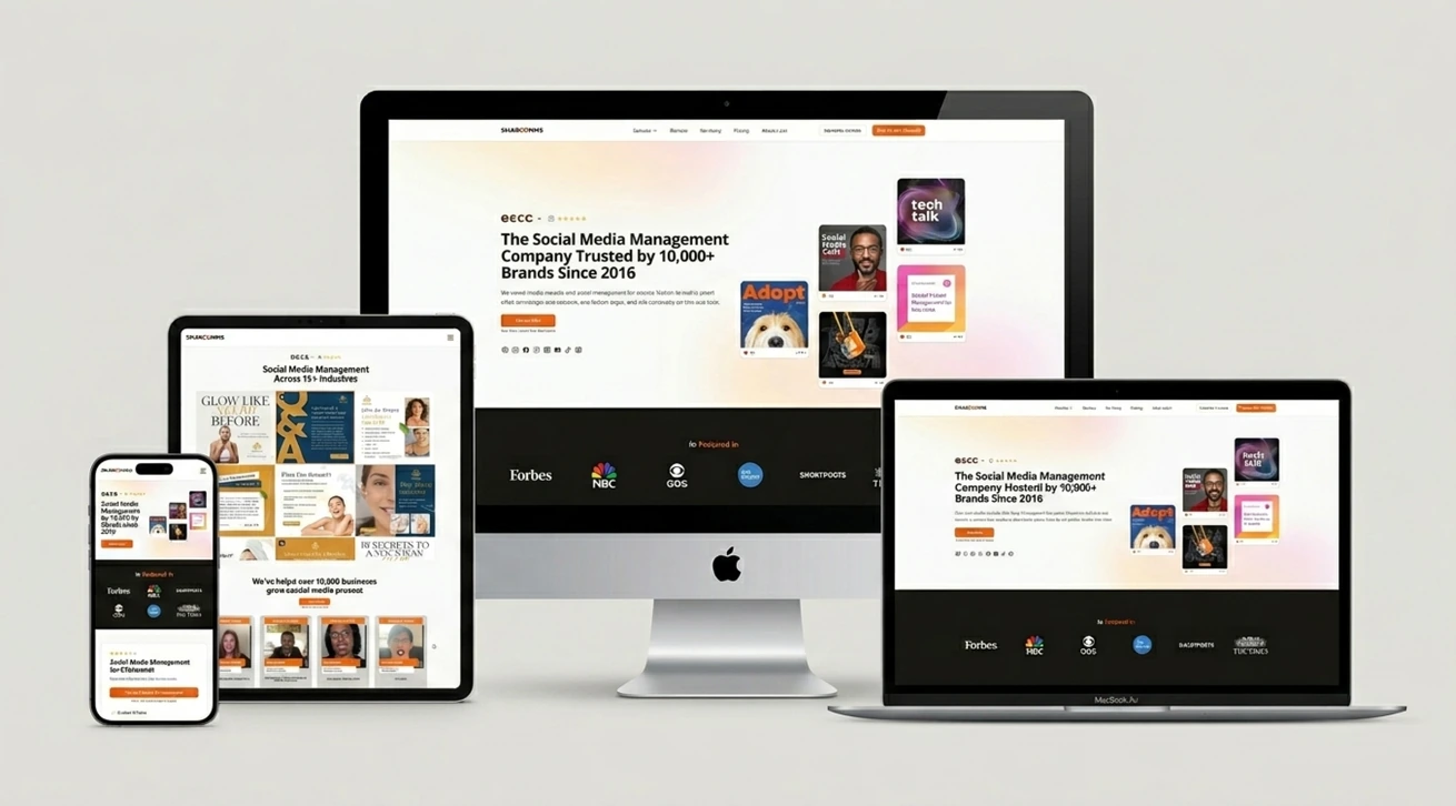 Smarcomms website screenshot